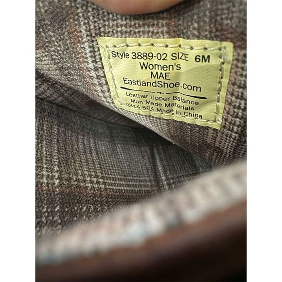 Eastland Women's Mae Brown Leather Slip on Clogs with Buckle 6M Comfort Mules - Picture 8 of 8